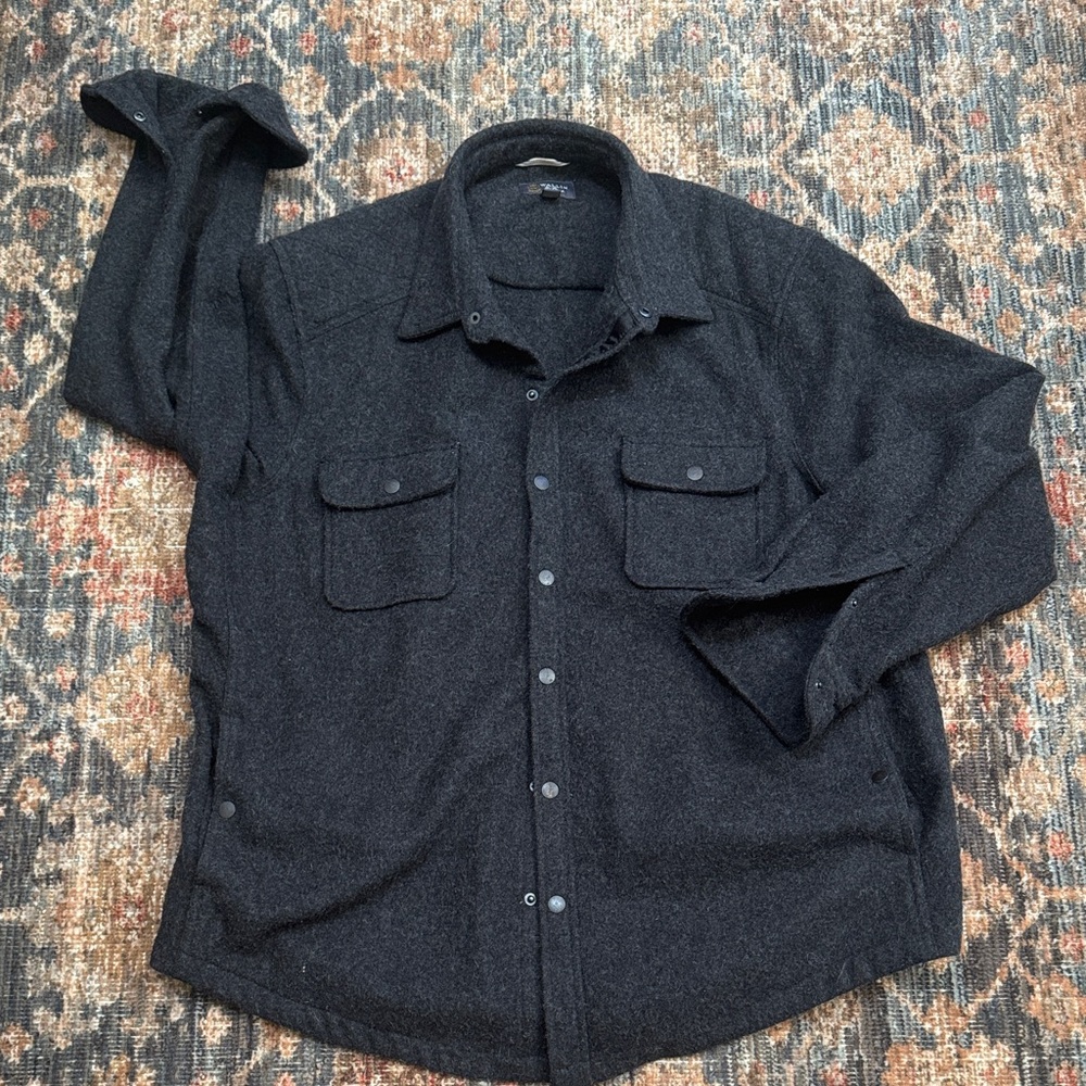 Wallin & Bros Men's Charcoal Wool Jacket XXL